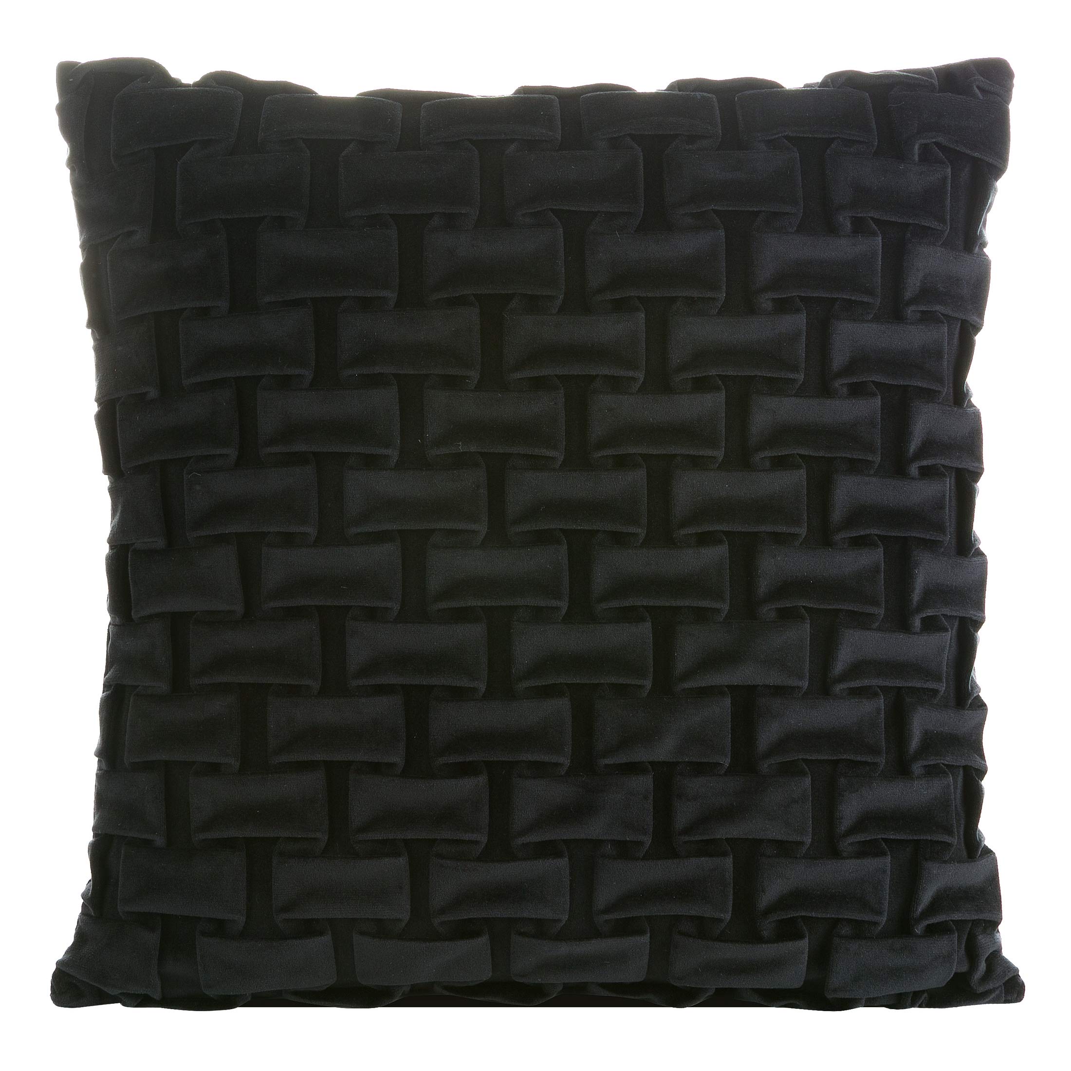 Eurofirany cushion covers, sofa cushion covers, decorative pillows, double pack, set of 2, pillowcases, decorative cushion, seat cushion, faux fur, olive green + black, 45 x 45 cm, 2
