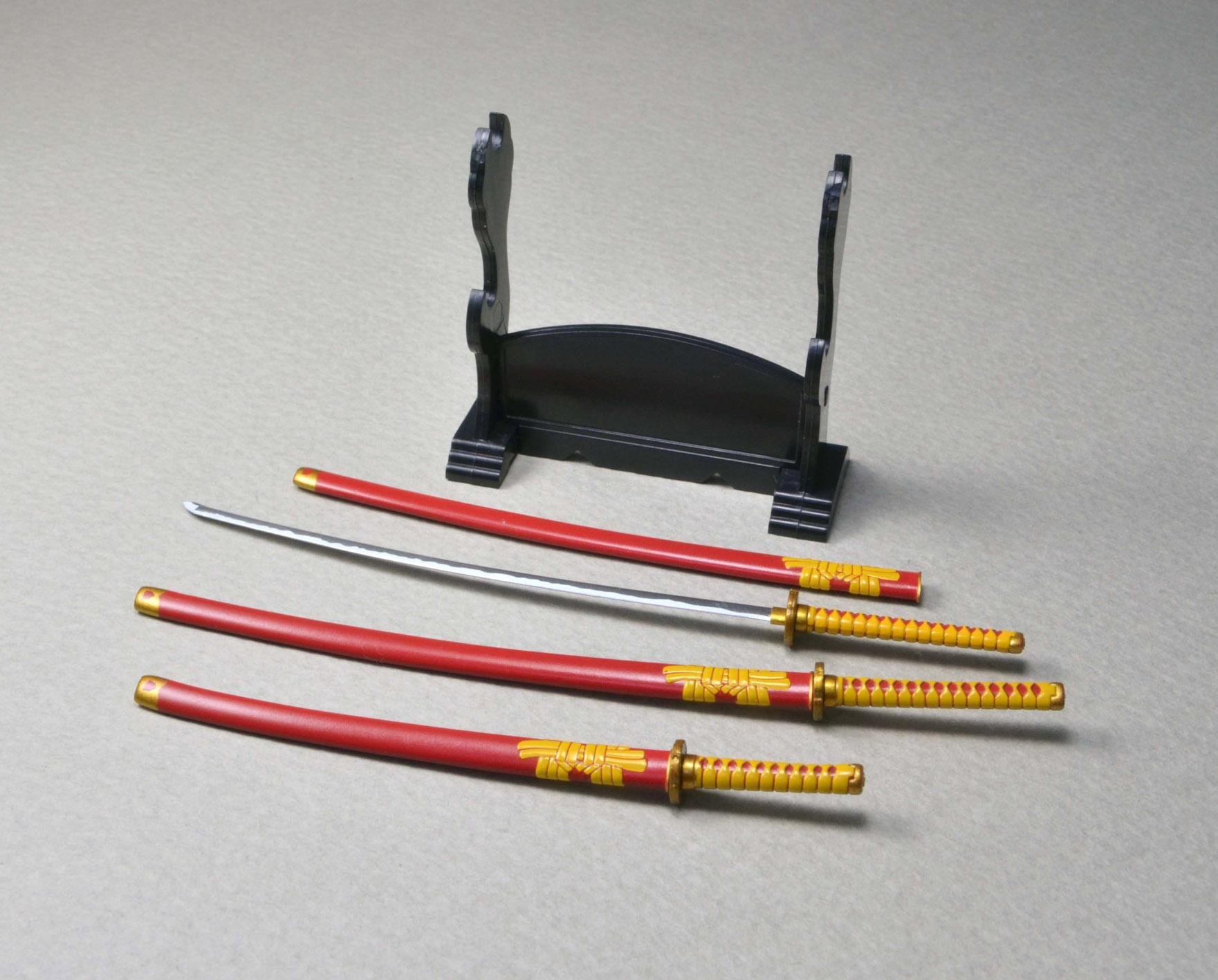 Amazon.co.jp: 1/12塗装済み完成品 THE 刀 其の壱 (赤) : おもちゃ