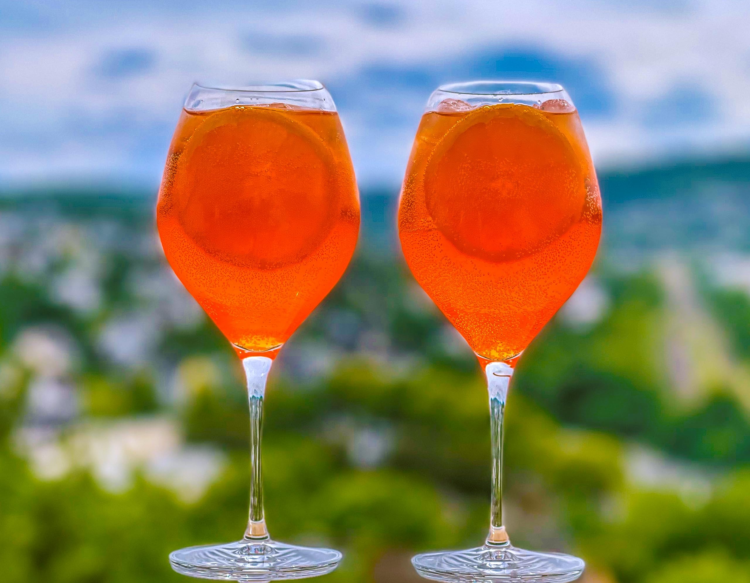 Topkapi Aperol Spritz Set Eschenbach XL – Juego de 6 copas de globo, 600 ml