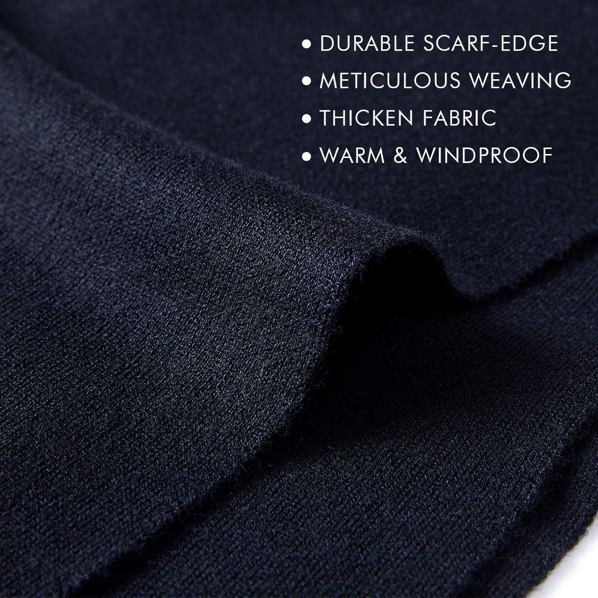 DOVAVA Mens Scarf Winter,30% Merino Wool Scarf for Men Women,Warm Soft Cashmere Australian Wool Scarves for Cold Weather - Image 5