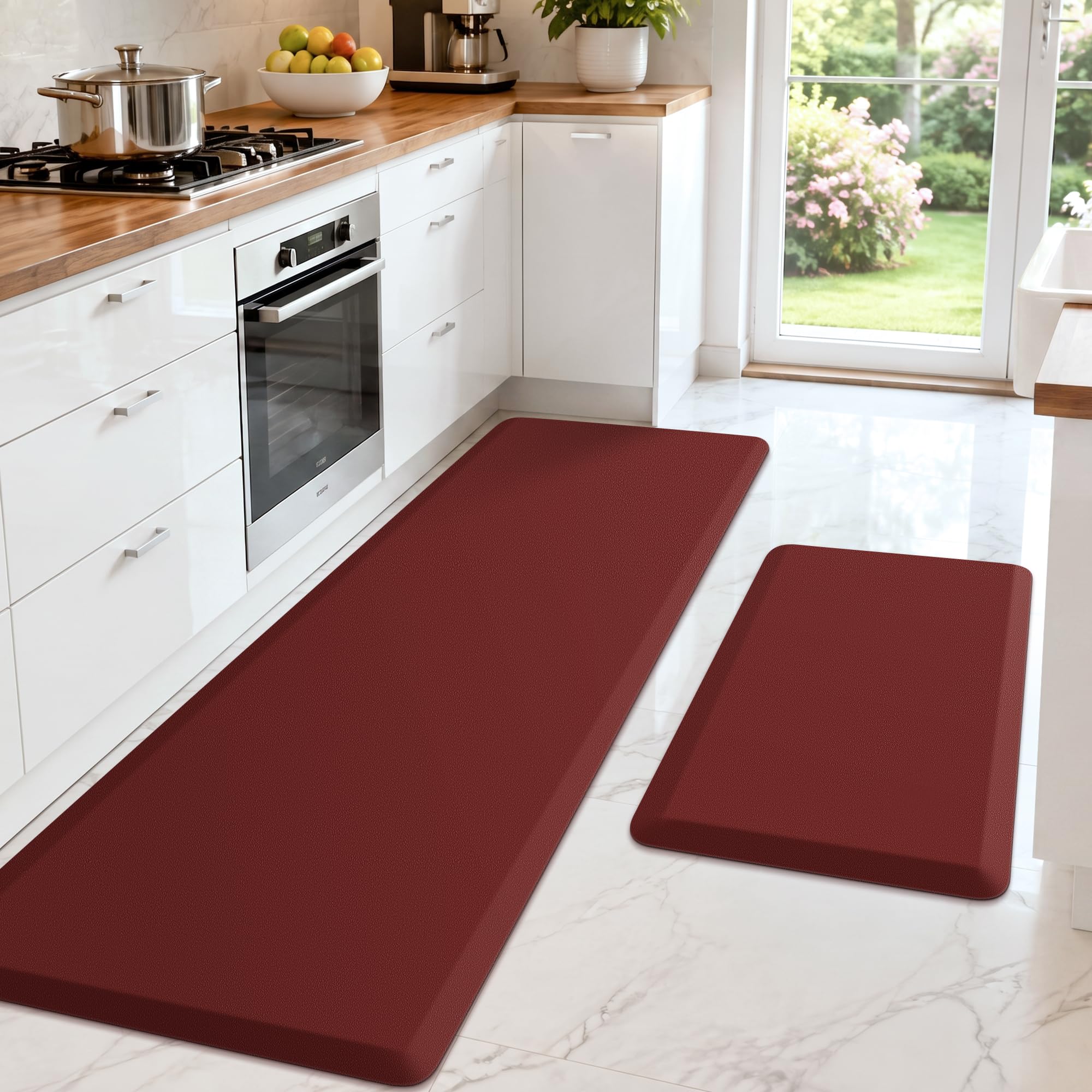 HappyTrends 2 PCS Kitchen Mat Cushioned Anti-Fatigue Floor Mat — Amazon image 29