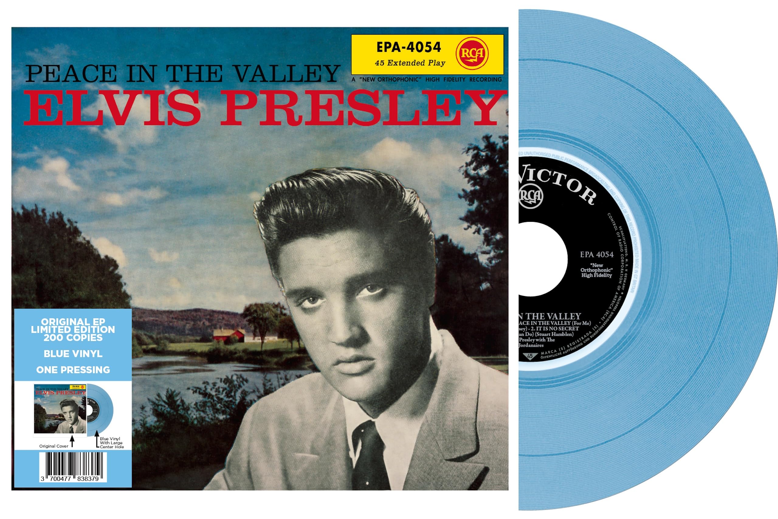 PEACE IN THE VALLEY (BLUE VINYL) [7" VINYL]