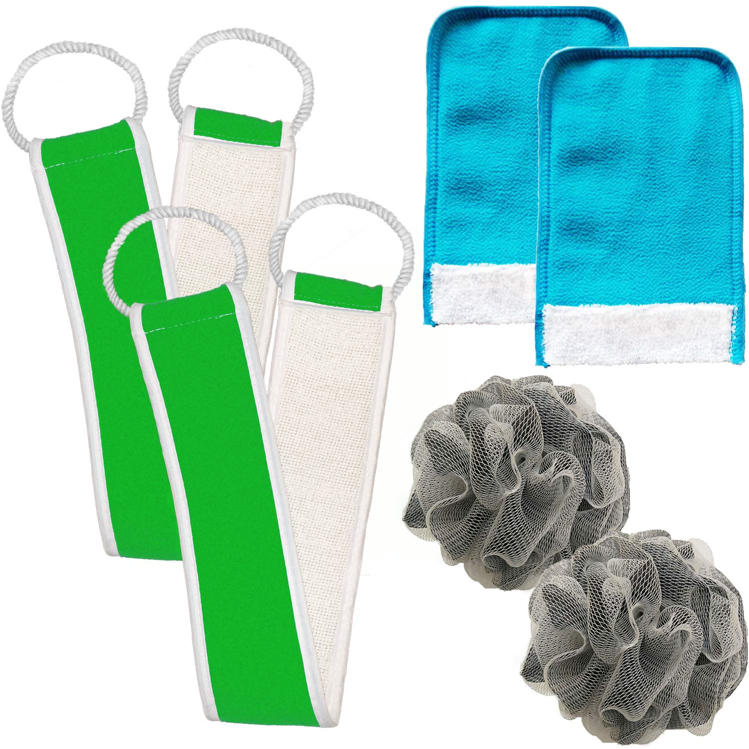 Jalousie New mail order Free shipping 6 Pack Exfoliating Scrubb Gloves Bath Back