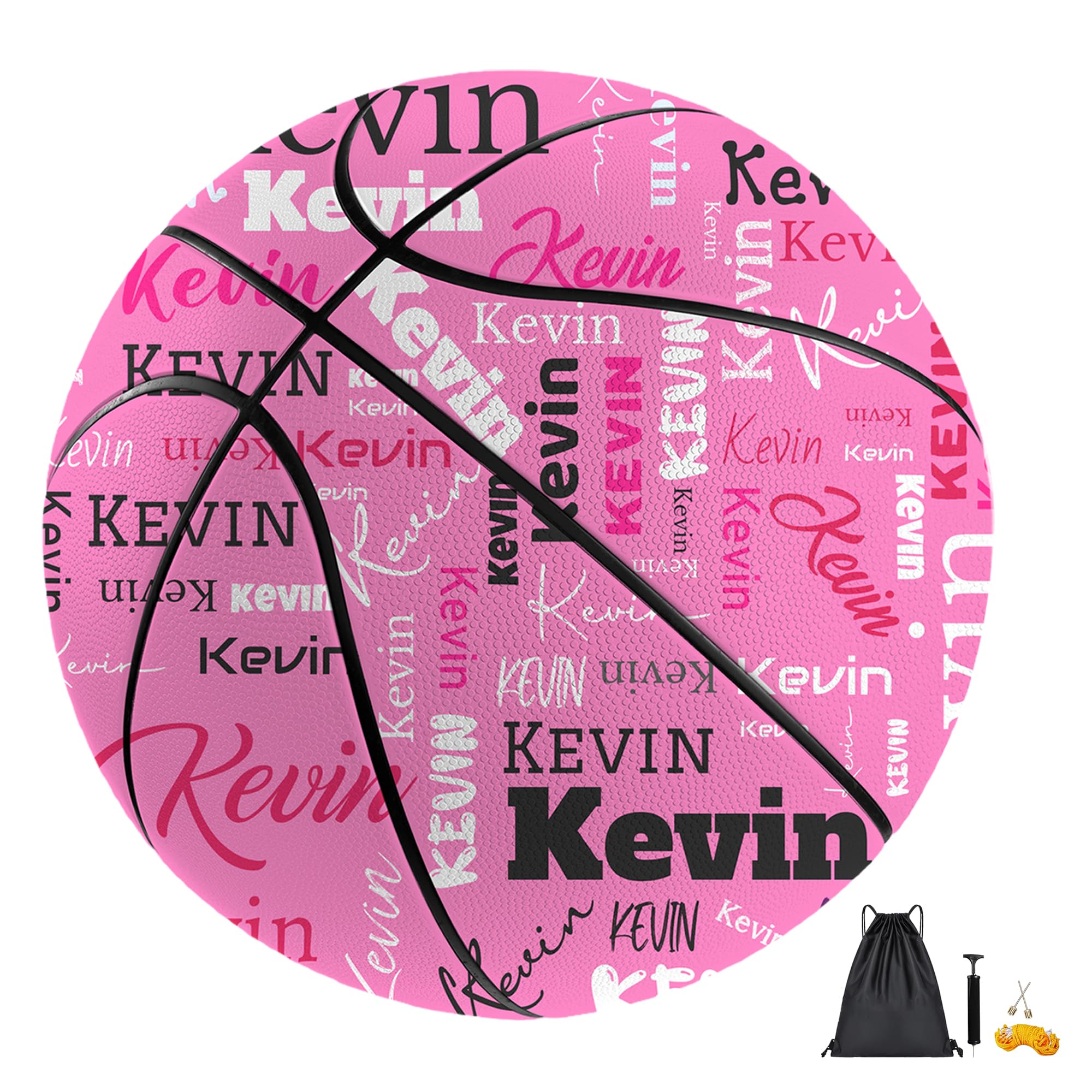 WERWAES Personalised Basketball Customised with Name and Photo, Available in Size 7 (29.5") and Size 5 (27.5") - Ideal Birthday, Senior Night Gift for Friends, Coaches & Teams