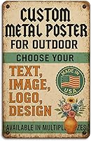 Vista 8 de BCB Print - Insertos de letrero personalizados con marco A - Paneles de plástico duraderos y resistentes a la intemperie Insertos de impresión