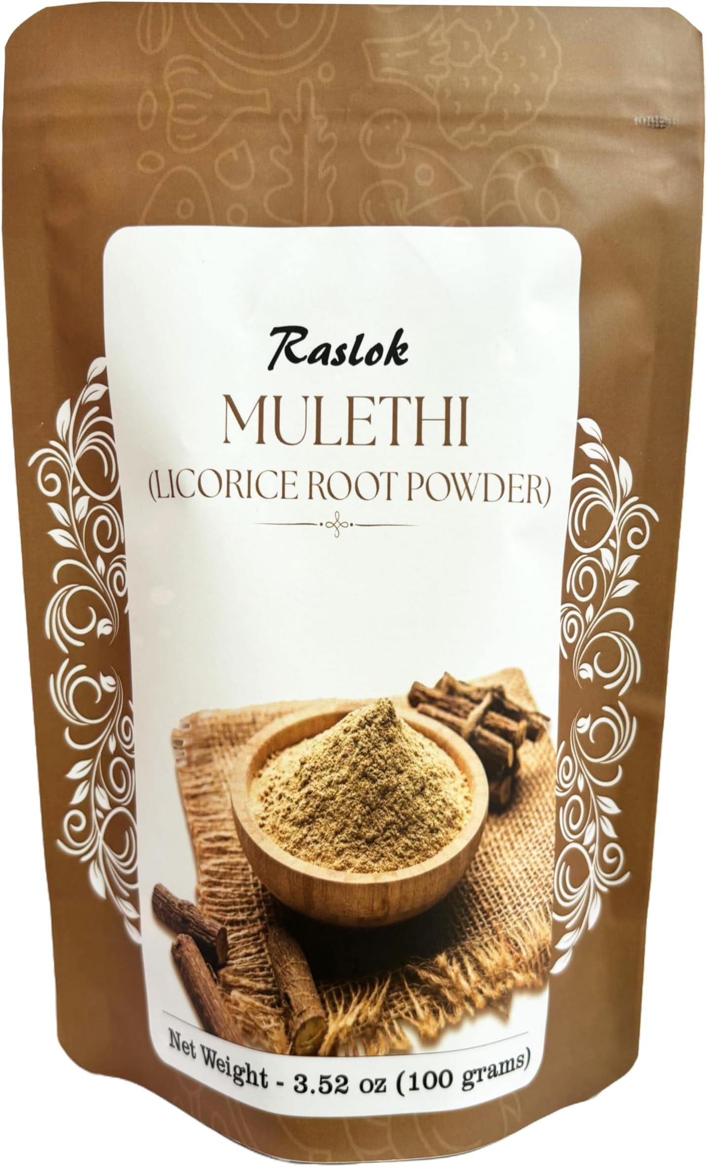 Licorice Root Powder | Kown as Malethi, Mulethi Powder | Glycyrrhiza Glabra (8.0, Ounces)