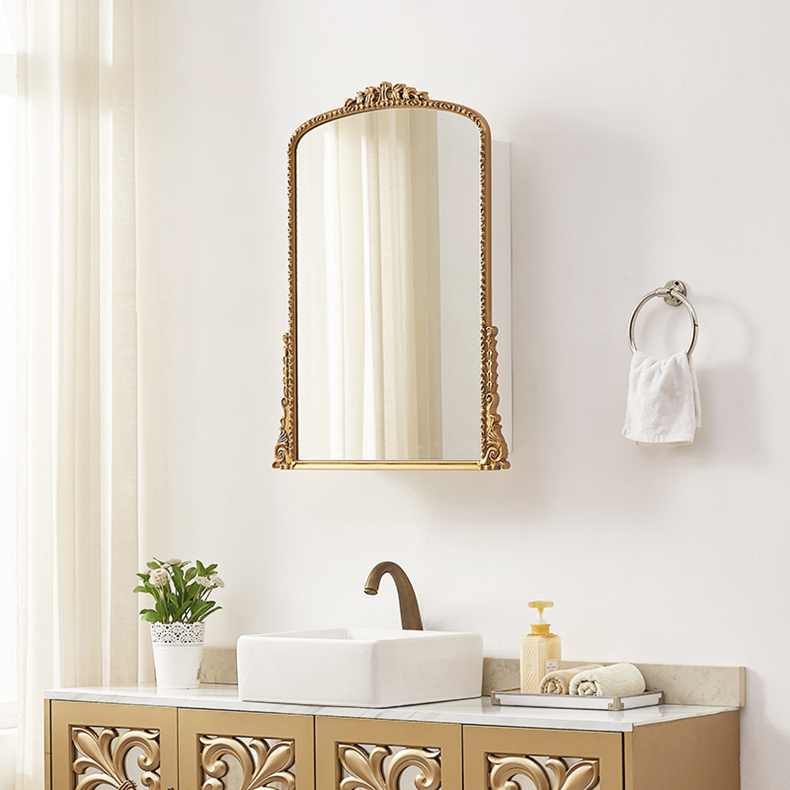 Amazon.com: Bathroom Medicine Cabinet, Bathroom Wall Mirror