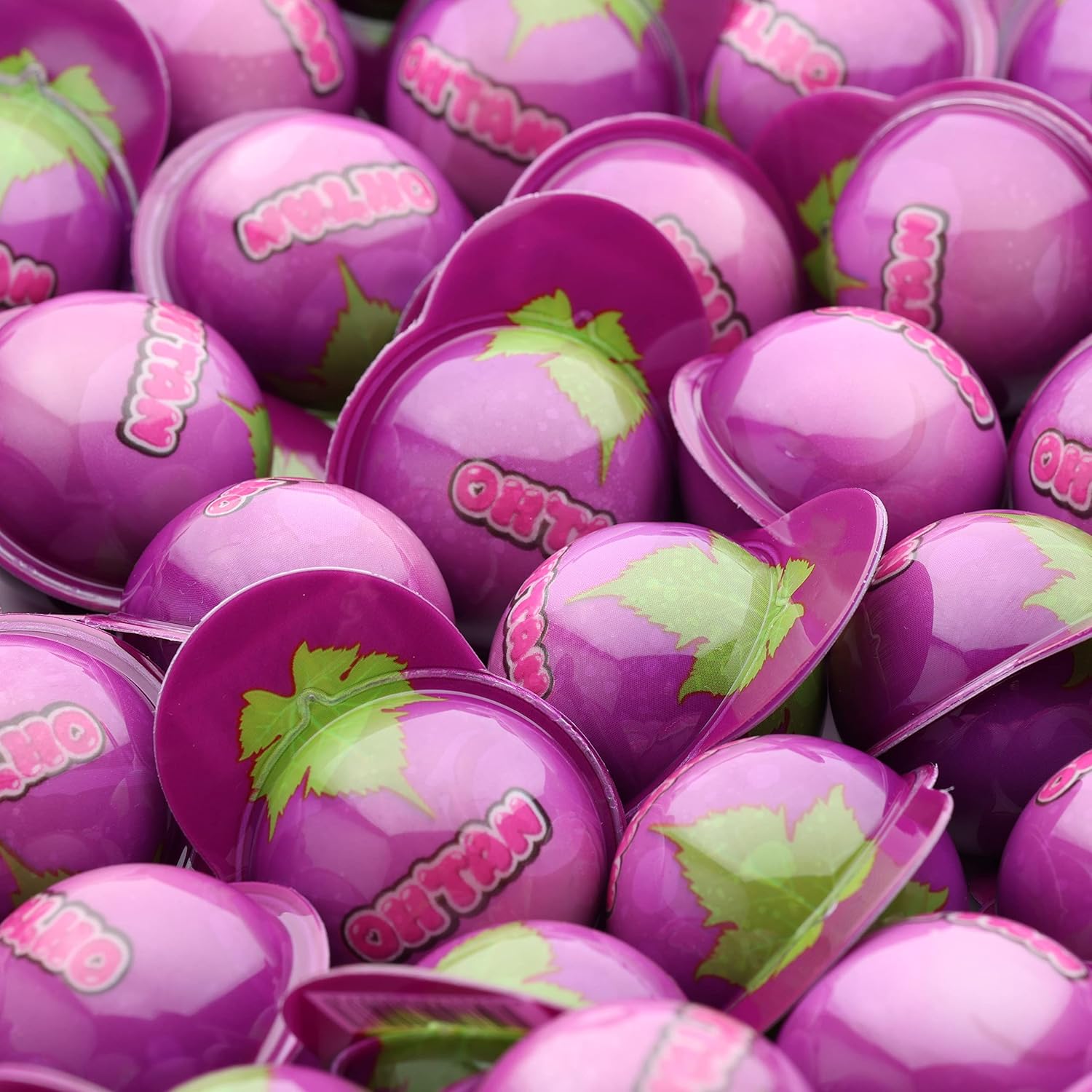 Gummy Candy 30 mm Large Jelly Filled Gummies Grape