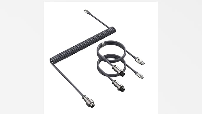 Amazon.com: ZIYOU LANG 2 in 1 Custom Coiled USB C to A and C