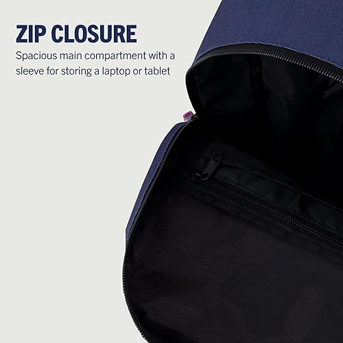 Miniatura 6 de True Religion Mochila para computadora portátil, bolsa de viaje para computadora pequeña, Lila, True Religion Mochila para computadora portátil,