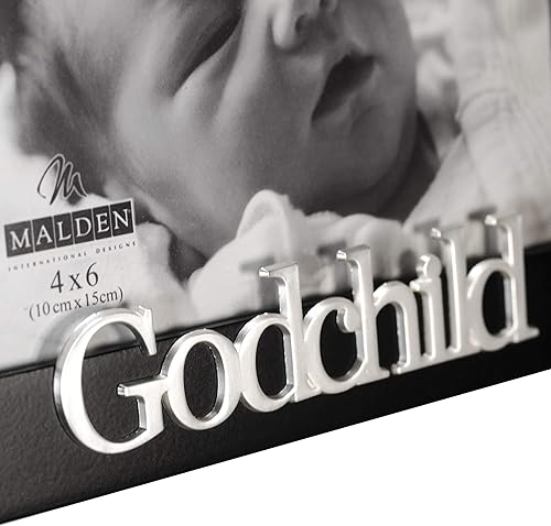 Miniatura 3 de Malden International Designs 4391-46 Baby Memories - Marco de fotos de madera negra, 4 x 6 pulgadas, color negro