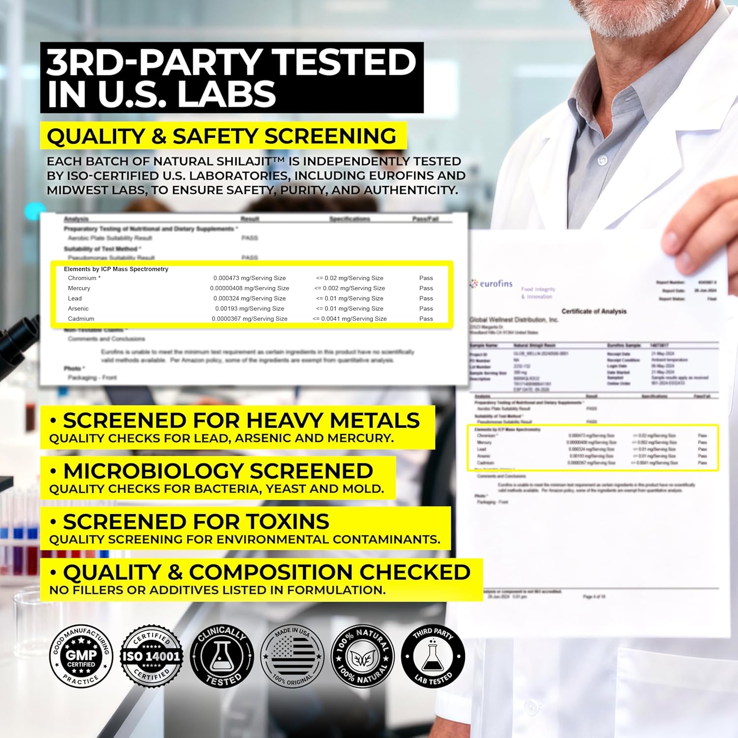 Natural Shilajit Tablets – 120 Dry Drops 100% Pure Shilajit for Men & Women with Fulvic Acid & 85+ Trace Minerals for Peak Physical & Mental Performance, Immune Health & Detox (4 Month Supply) - Image 8