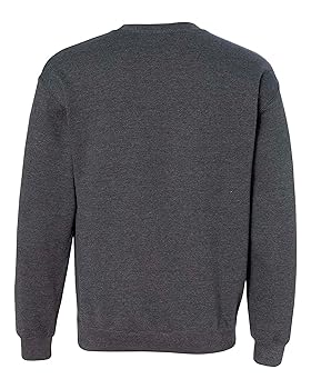 Gildan Fleece Crewneck Sweatshirt, G180 Dark Heather, XX