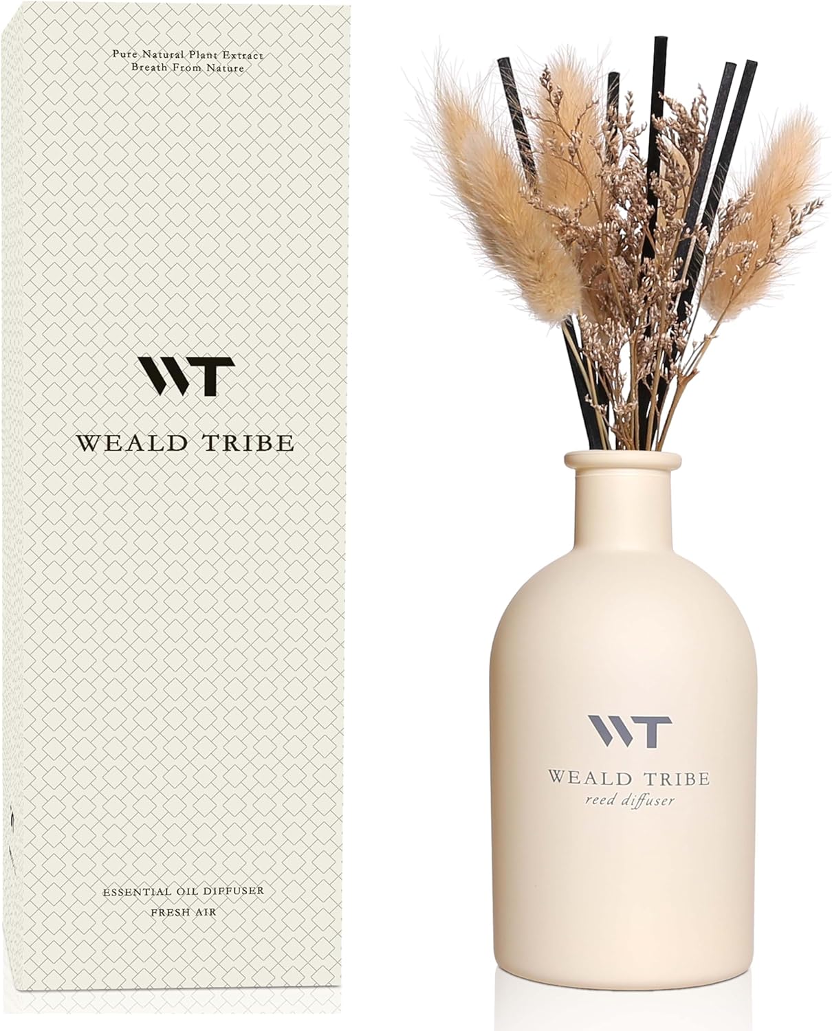 Flower Reed Diffuser Set Ocean Mist & Sea Salt Scent for