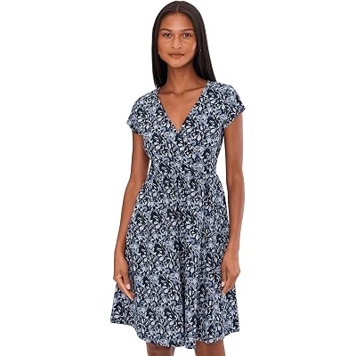 Платье PACT Fit-and-Flare Crossover Dress