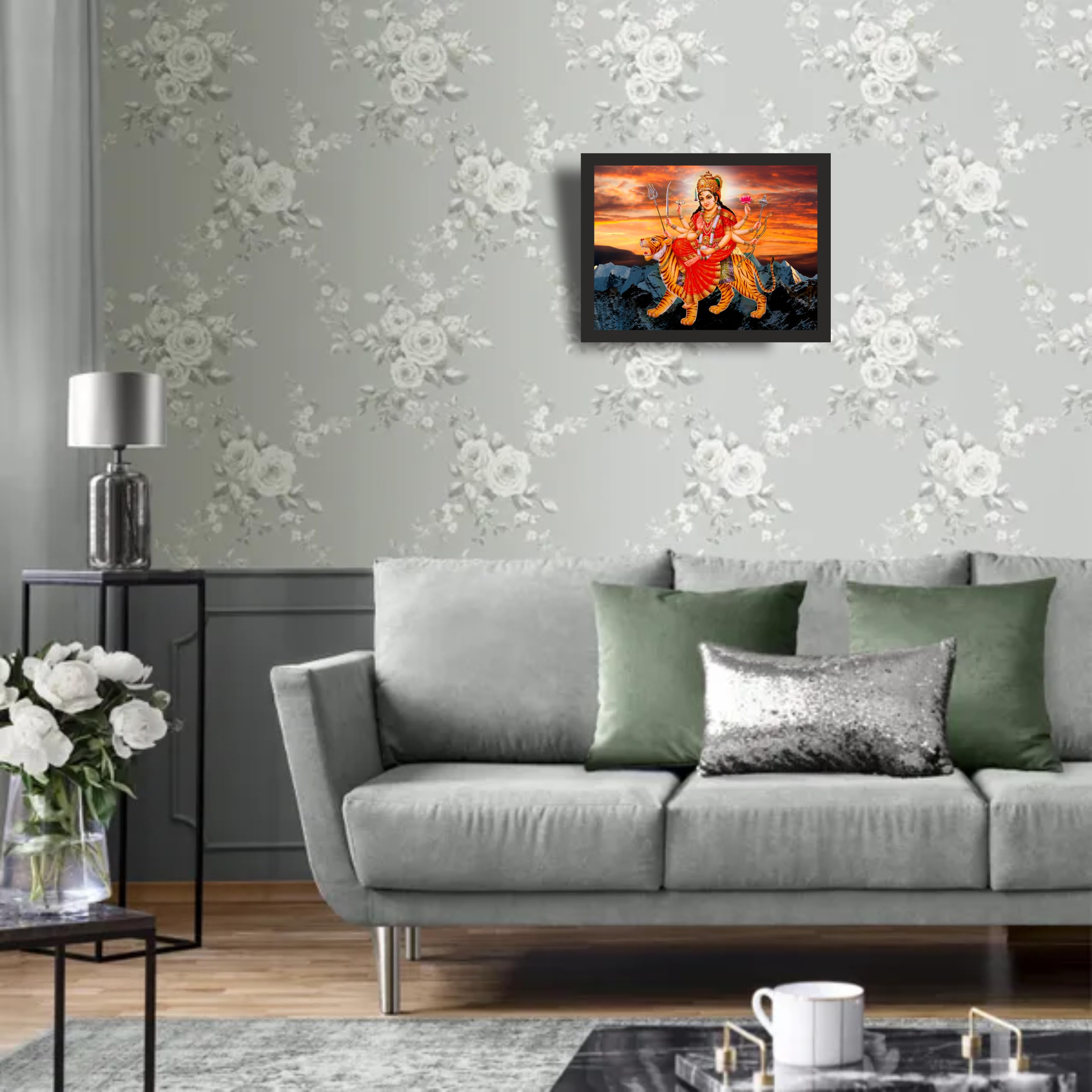 Majestic Maa Durga Wall Art – view 2