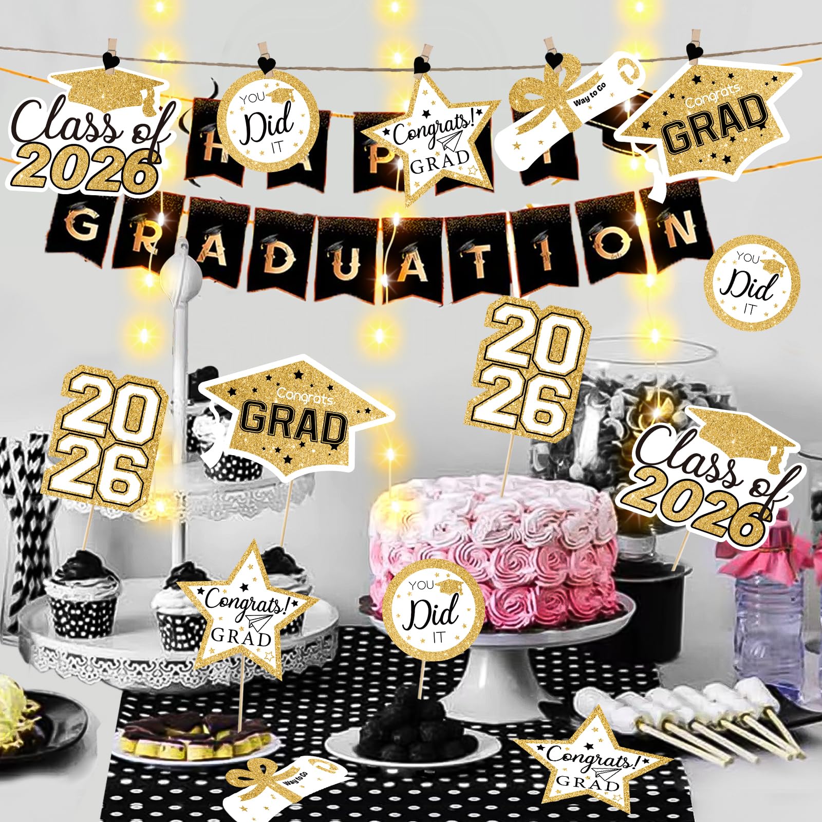 Snapklik.com : OuMuaMua Graduation Decorations Class Of 2026-30pcs ...