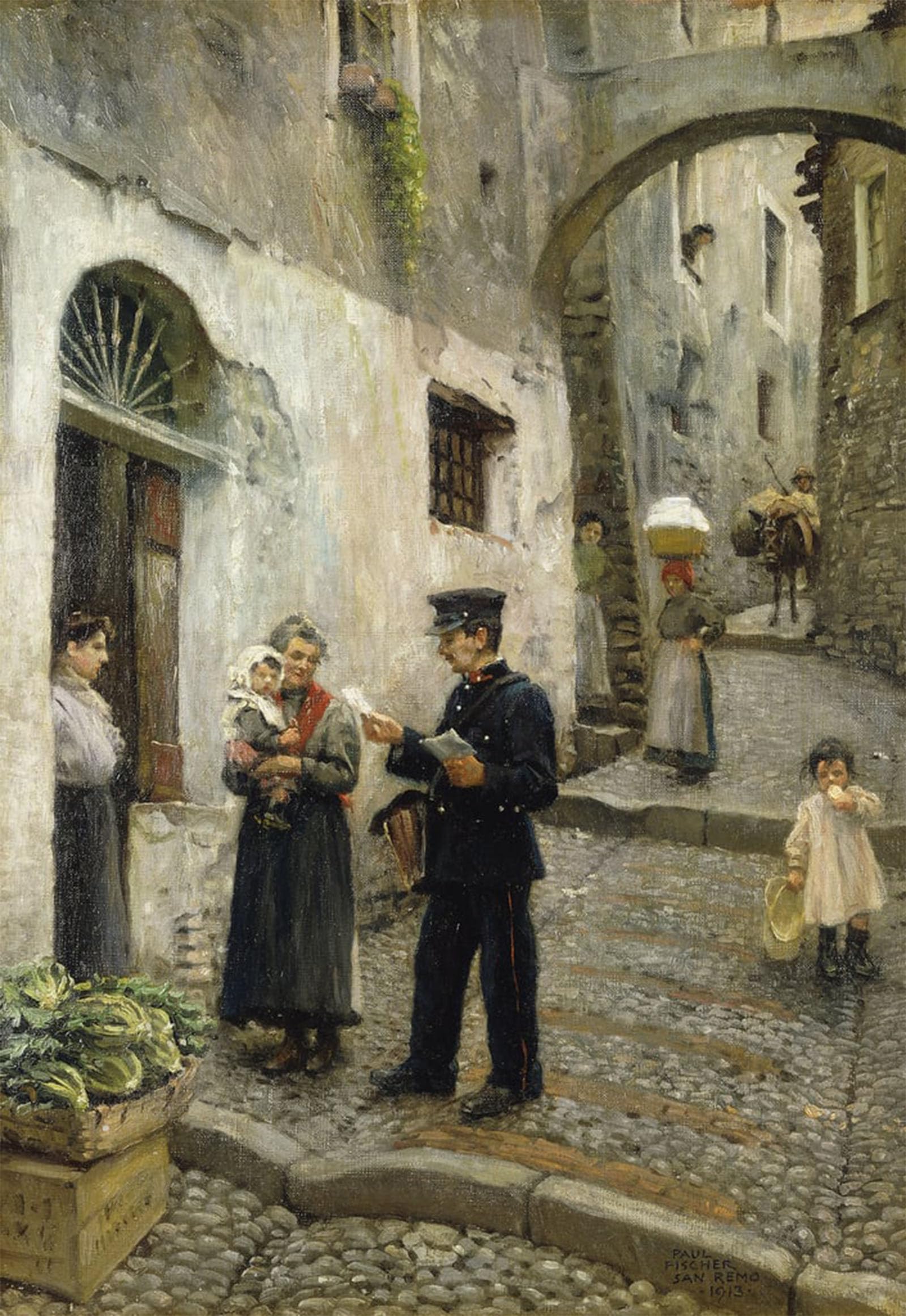 Serendipitp No Frame Vintage Wall Art Canvas Nordic Poster Canvas Print Picture The Morning Post By Famous Artist Wall Art Poster For Home Decor 60X90cm