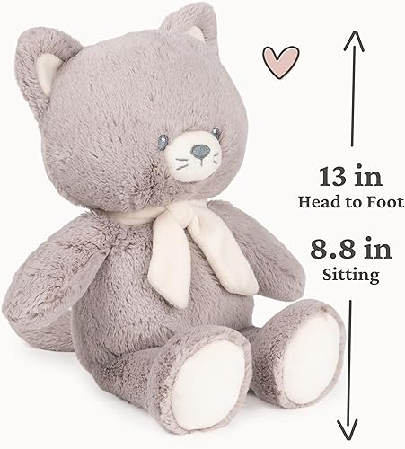 Miniatura 2 de GUND Gatito de peluche sostenible para bebé, animal de peluche hecho de materiales 100% reciclados, decoración de primavera para bebés y recién