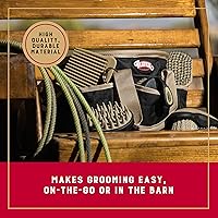 Vista 2 de Weaver Leather Kit de aseo personal, negro/beige, 65-2055-BK