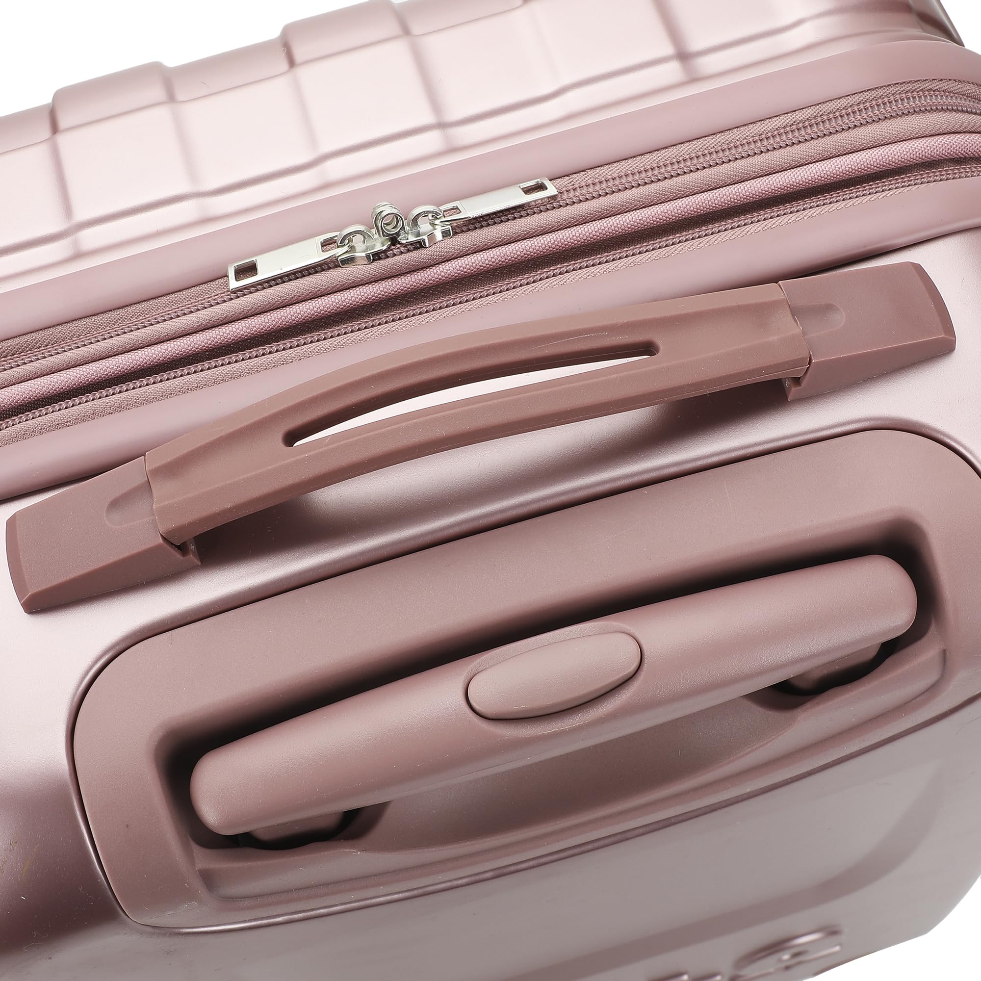 Bioworld Hello Kitty Character Print Pink Plaid 20" Adult Hardside Carry-on Rolling Luggage