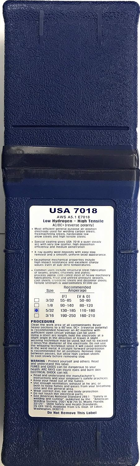 Washington Alloy 7018 10lbs Welding Stick Electrode (5/32)
