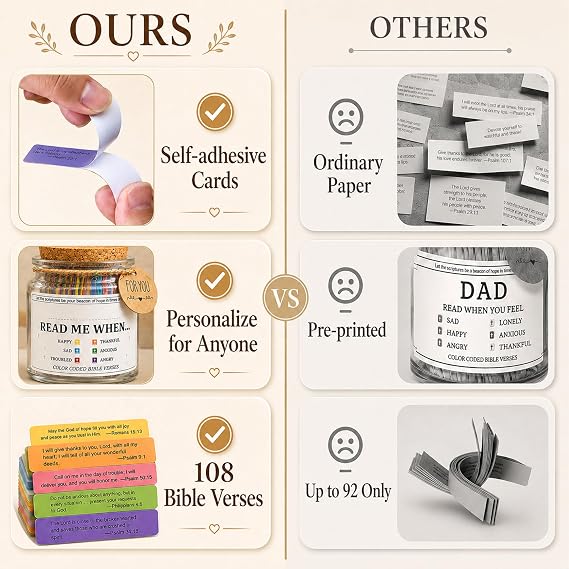 Read Me When Bible Verse Jar for Daily Encouragement