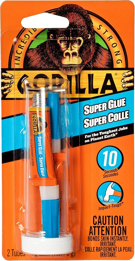 Gorilla Super Glue Tube 3G x 2 4044101