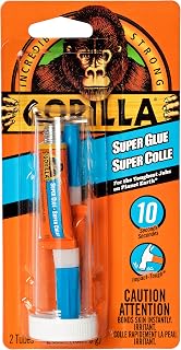 Gorilla 7900301 Super Glue 2-Pack - 3 Grams Each