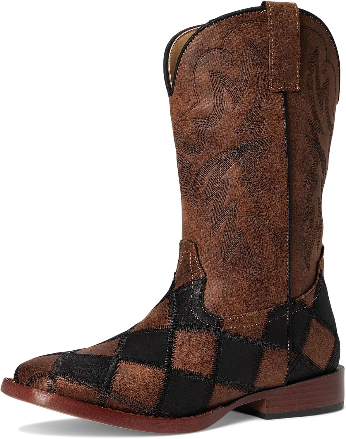 ROPER Boy's Bird Blocks (Big Kid) Western Boot image 2