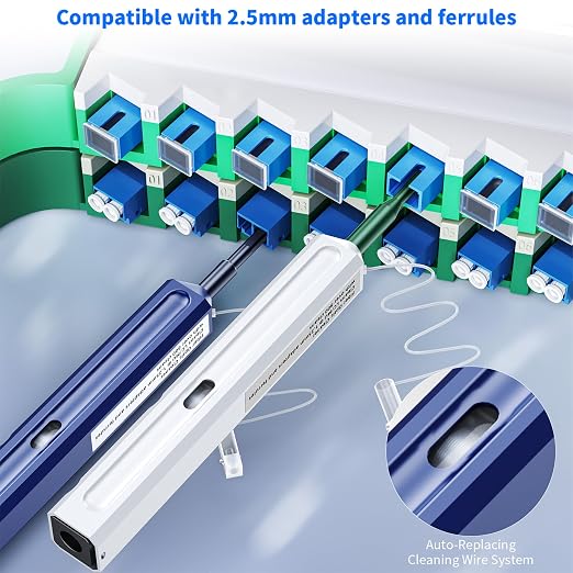 Limpiador de Fibra Óptica para Conectores 2.5mm miniatura 6
