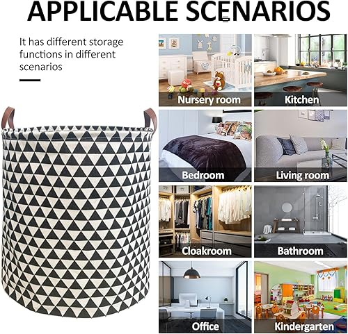 Miniatura 103 de Cesta plegable para ropa sucia en el dormitorio, impermeable, para baño, bolsa grande de lavandería en dormitorio universitario, guardarropa, sala