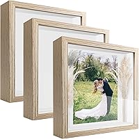 Vista 44 de Caja expositora de 8 x 8 pulgadas con calcomanías de letras, vitrina para recuerdos, artículos de bebé, recuerdos de boda, manualidades, boletos