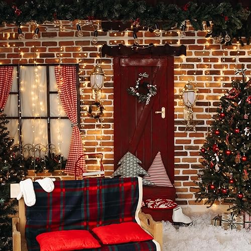 Miniatura 6 de Chuangdi Cortinas de pared de ladrillo para pared, diseño de escenarios de pared de ladrillo, cortinas de papel tapiz para puerta, mantel de