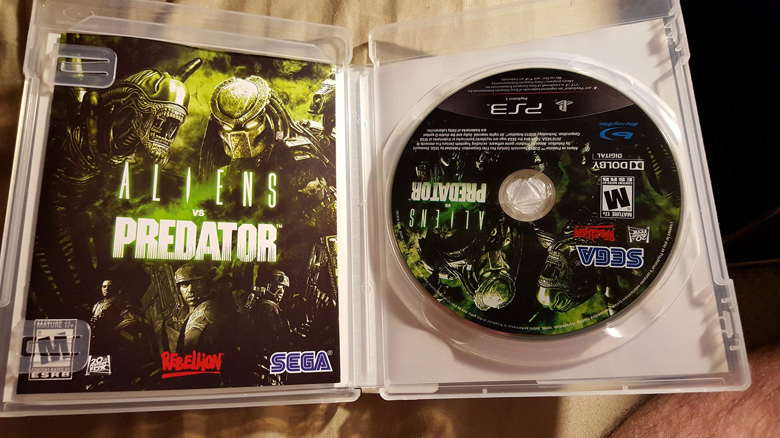 Amazon.com: Aliens vs Predator - Playstation 3 (Renewed