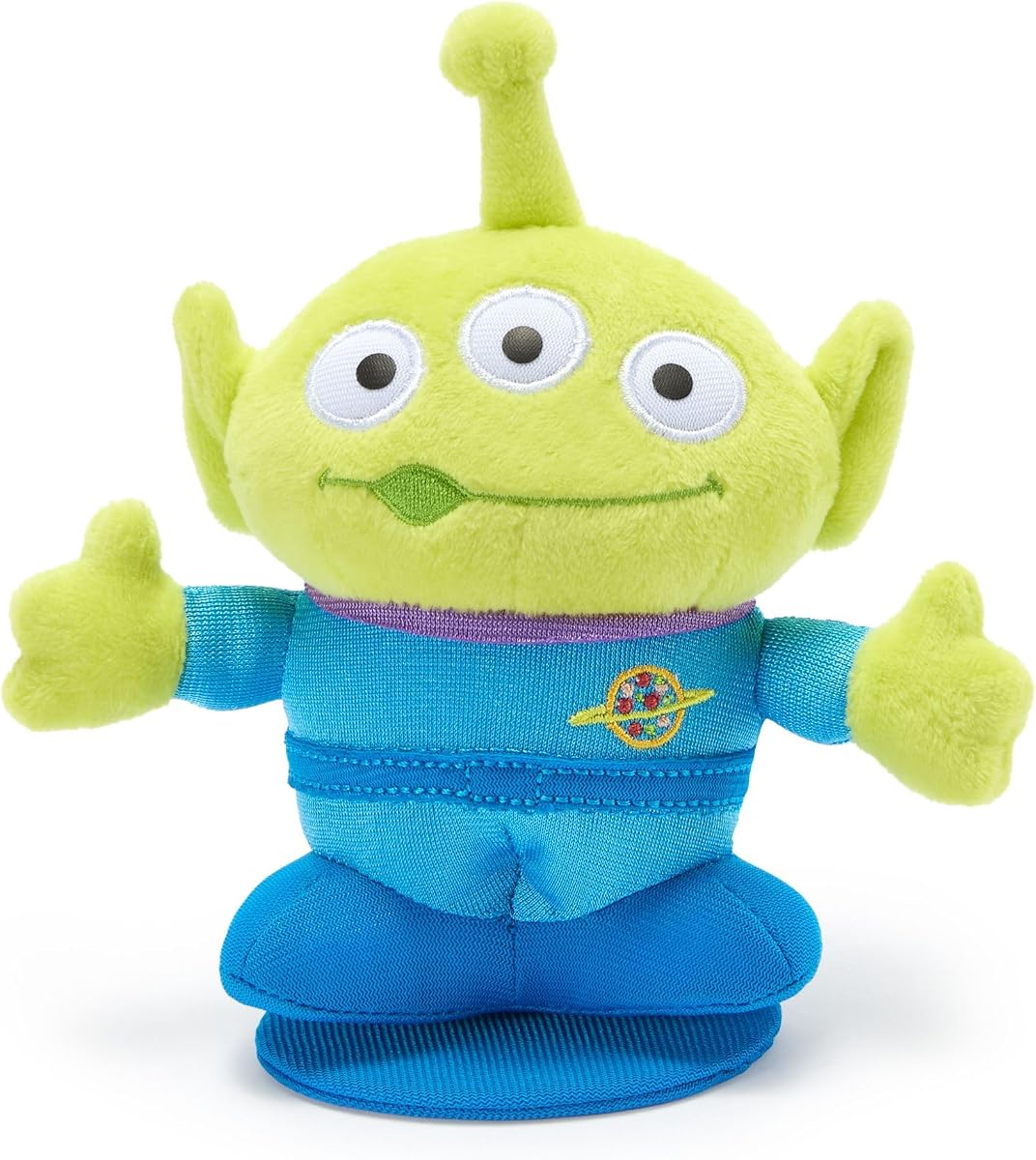 Official Toy Story Alien Magnetic Shoulder Plush - Pizza Planet Stuffed Toy Includes a Magnetic Pad & Soft, Fuzzy Fabrics - Funny Toy Story Plush Toys - Mini 5''