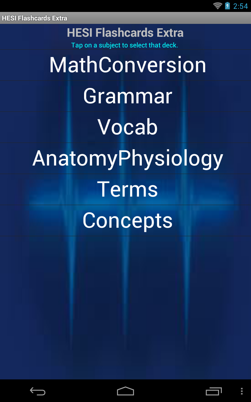 HESI Flashcards Extra App on the Amazon Appstore