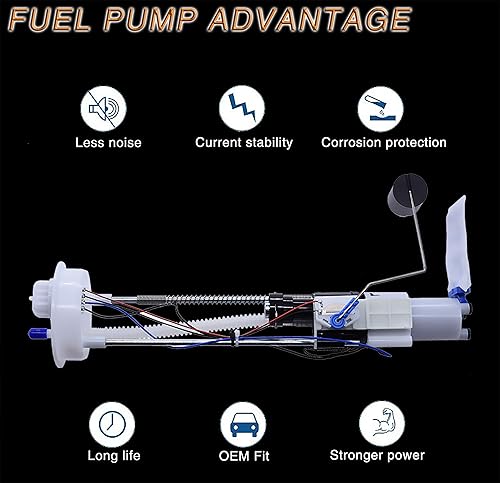 Miniatura 4 de FOKES Conjunto de bomba de combustible eléctrica con sello de tanque de repuesto para Polaris RZR 4 800RZR 800RZR S 800RZR 570, reemplaza a OEM #
