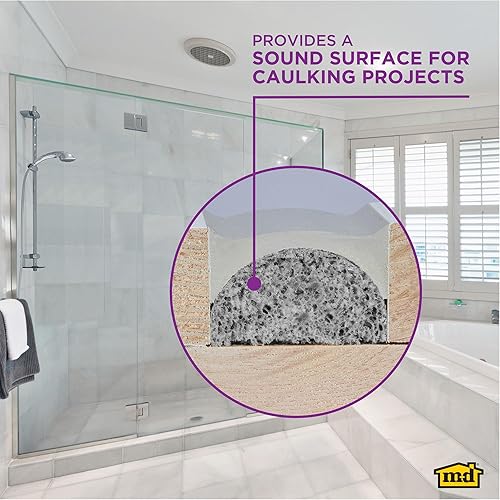 Miniatura 4 de M-D Building Products - Versátil juego de varillas de espuma gris de 12 pulgadas x 20 pies - Protector de calafateo esencial para sellar huecos de