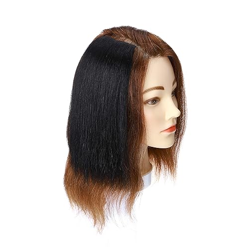 Miniatura 6 de Mini extensiones de cabello humano con clip para hombres y mujeres de 10 pulgadas, #1 negro azabache corto y lacio, con clip, peluca de cabello