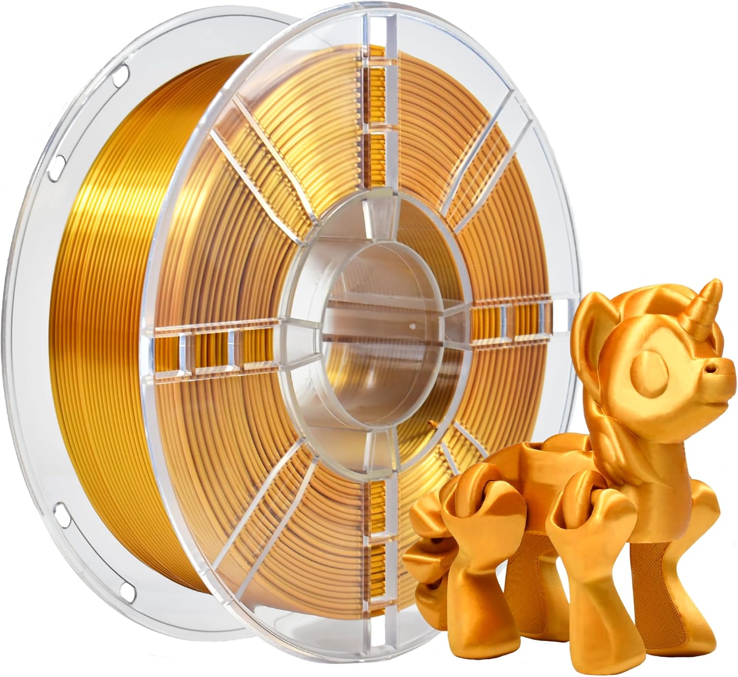 Winkle PLA SILK: 1.75mm - Aço Azul - 3D FDM