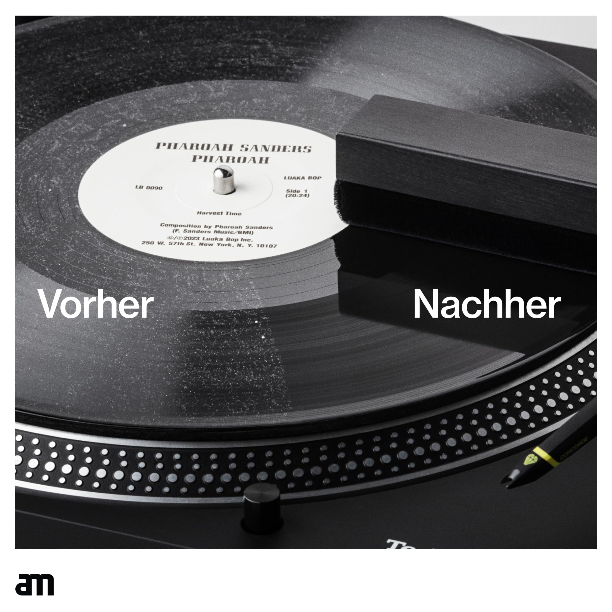 am Premium Vinyl Reinigungsset 4-in-1 – Record Cleaner 200 ml, Stylus Cleaner & Bürsten für Schallplattenpflege
