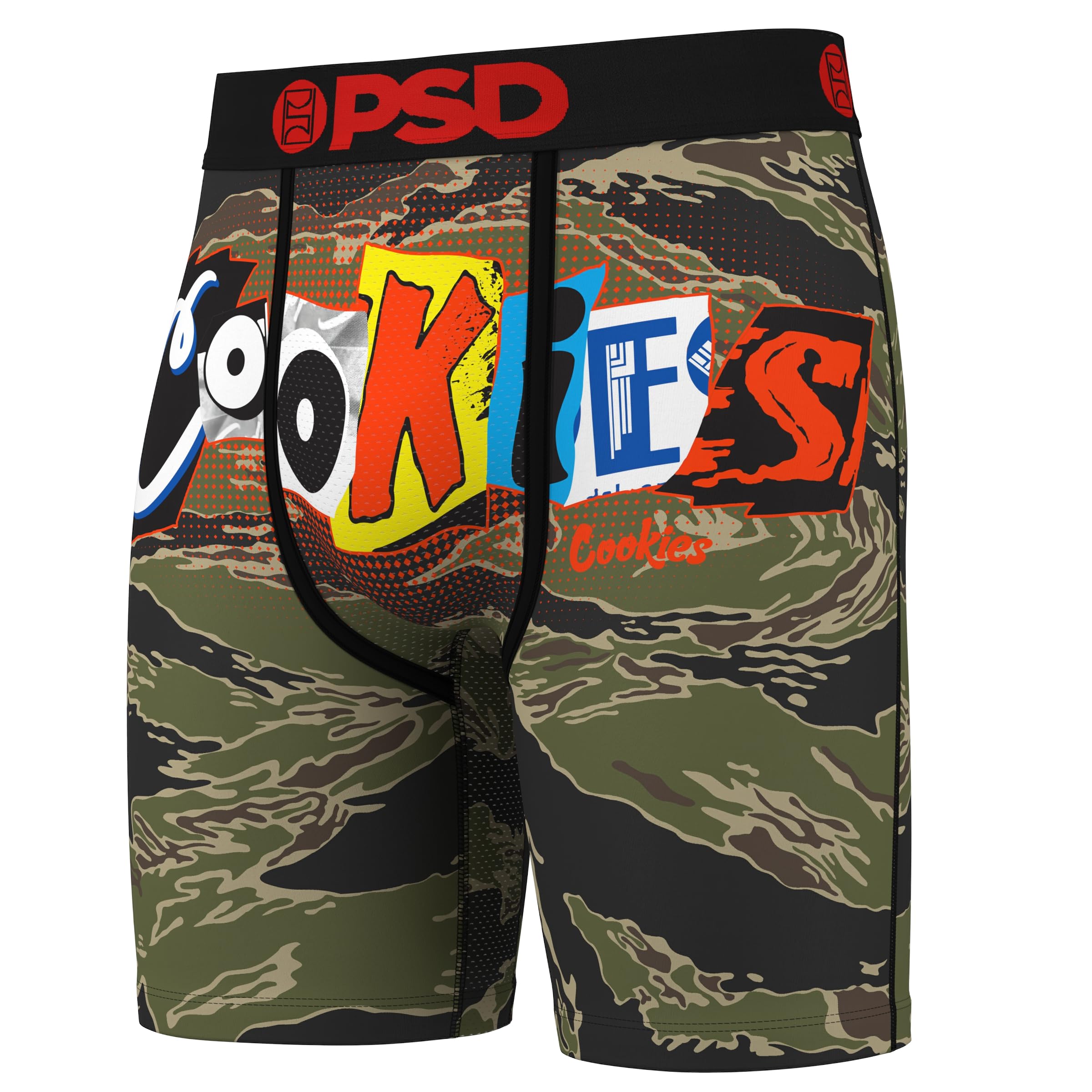 PSD Men's Cookies Boxer Briefs - Breathable and Supportive Men's Underwear with Moisture-Wicking Fabric