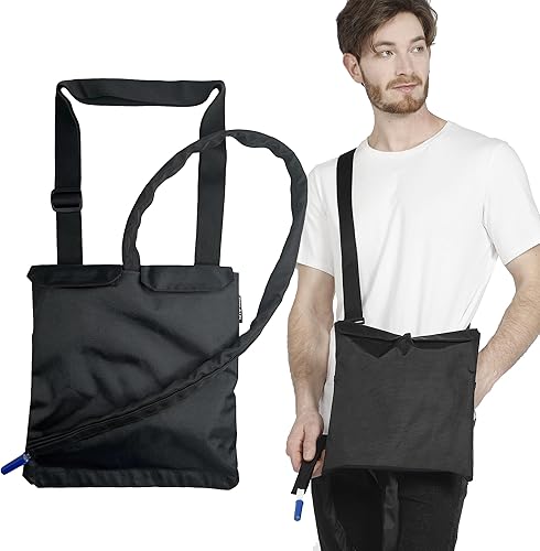 Bolsa de drenaje de orina, funda para catéter y urrostomía, bolsa de suministros médicos de viaje con bolsillos de almacenamiento y correa