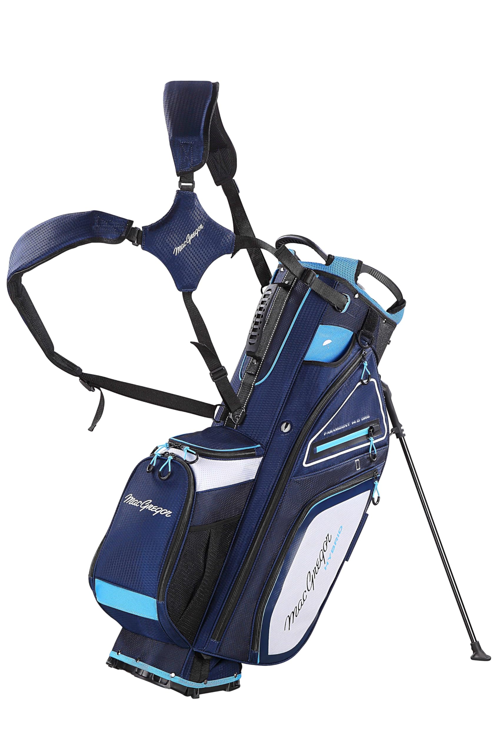 MACGREGOR Paramount Hybrid-Sacca da Golf Leggera, 35,5 Cm, Borsa Ibrida Unisex Adulto