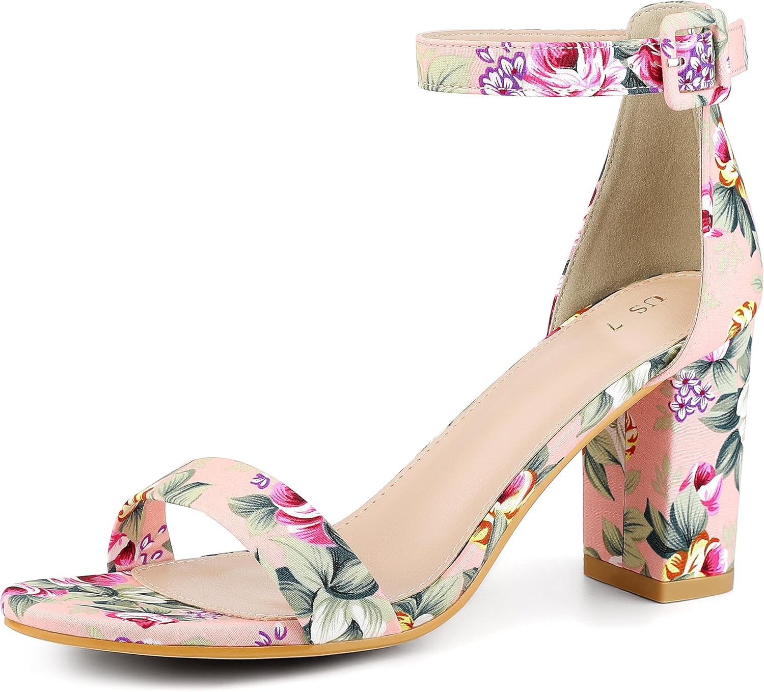 Buy Women's Floral Ankle Strap Sandals Online Egypt Ubuy