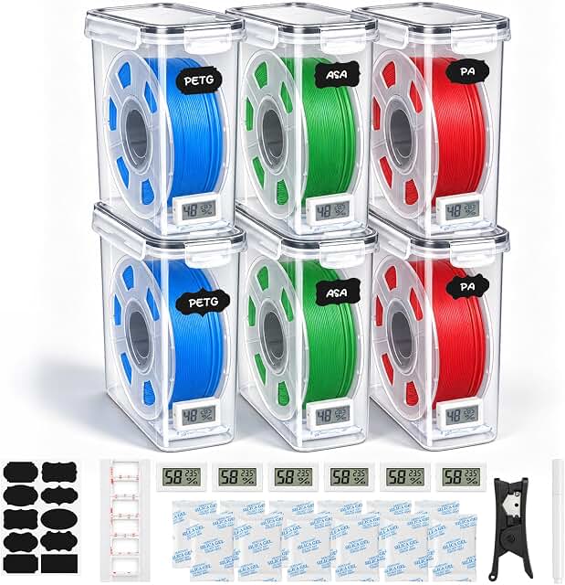 SUVQWJT six-pack filament storage containers and accessories