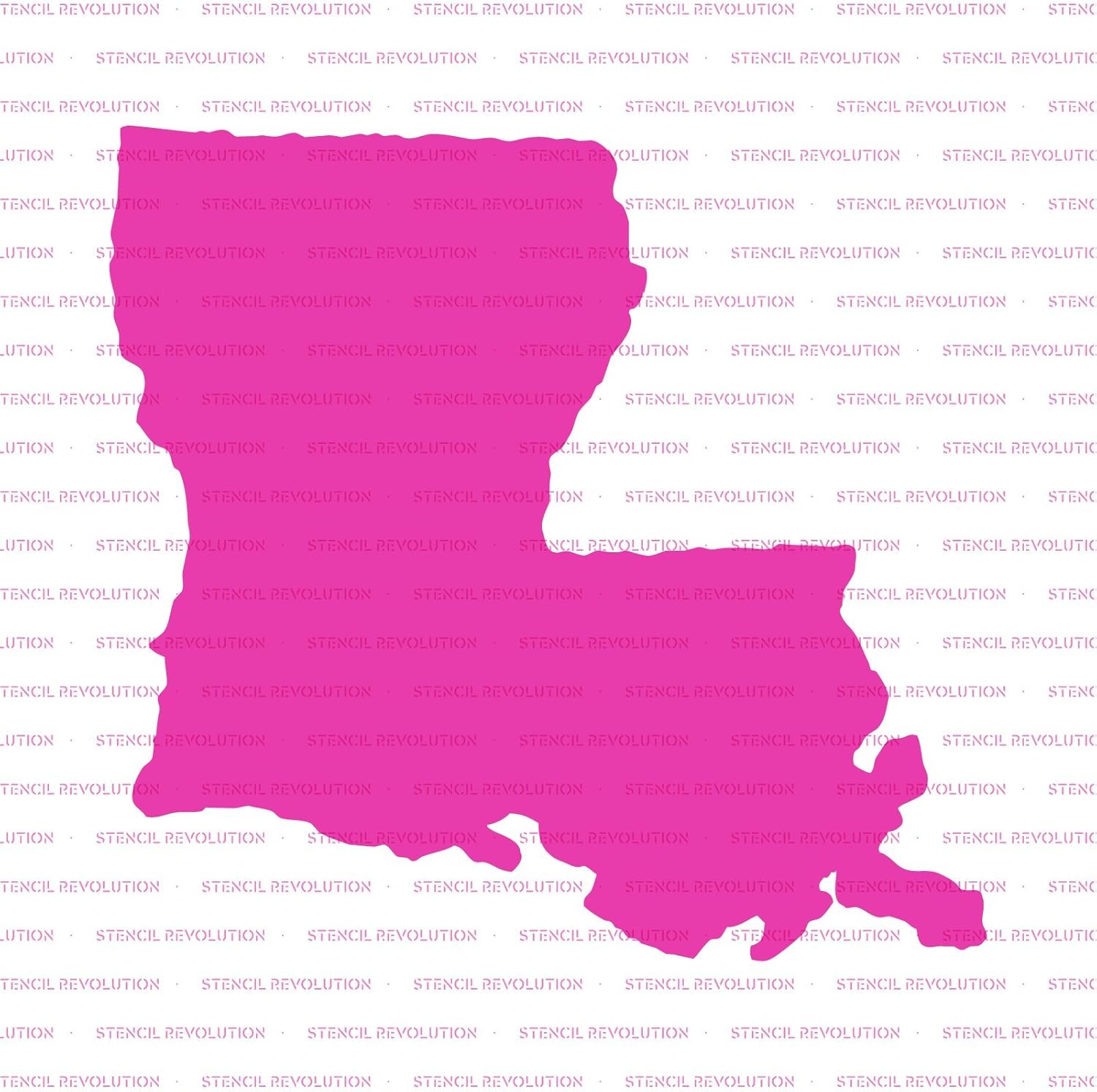 Louisiana State Stencil - Louisiana, Louisiana State, Stencil of Louisiana, State Stencil, Louisiana Stencil