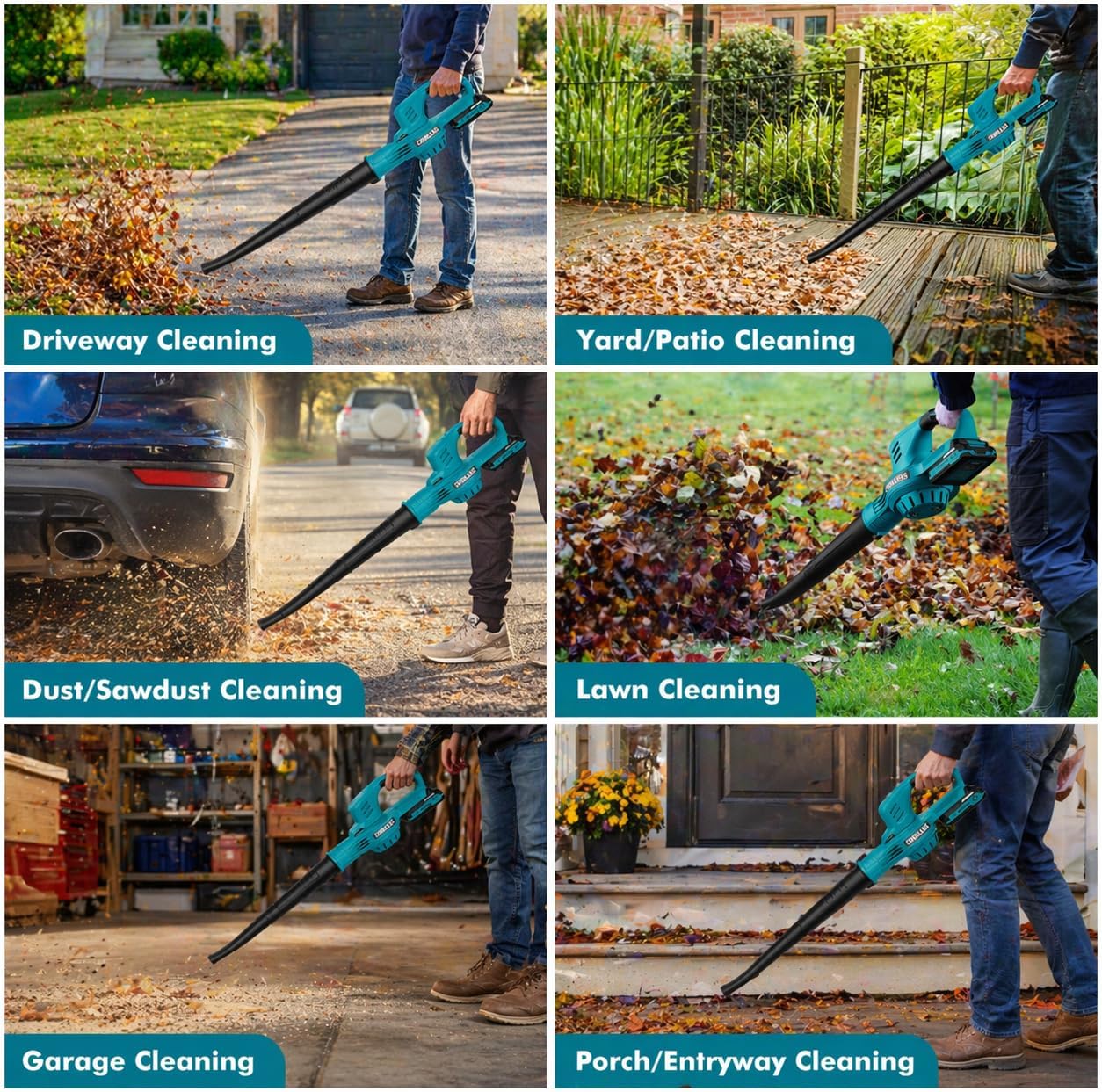 Leaf Blower Cordless 21V Electric with 2 Batteries and Charger Lightweight - Buying Guide Tips