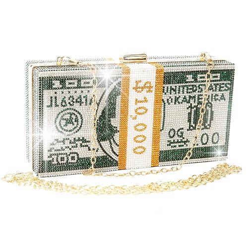 LoveWLC Evening Party Women Money Handbag,Shinning Ladyies Purse Money Shoulder